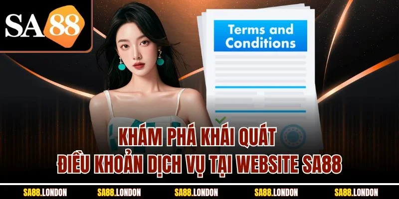 Khám phá khái quát điều khoản dịch vụ tại website SA88